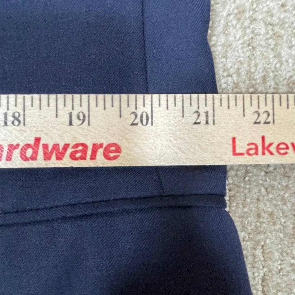Lauren Ralph‎ Lauren Blazer Mens 42S Navy Blue Excellent Gold Crest Buttons Wool